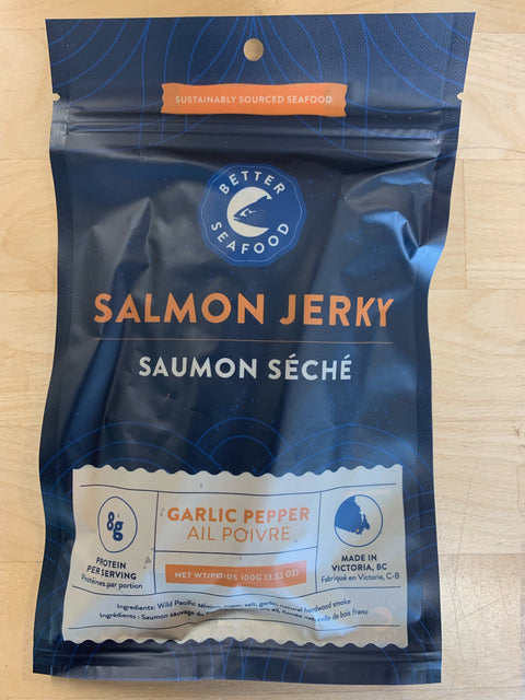 Wild Salmon Jerky | Garlic Pepper | 100g