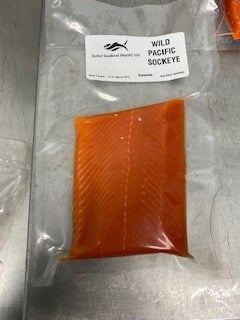 Pacific Sockeye Salmon | Skin On, Fillet | 6oz 170g