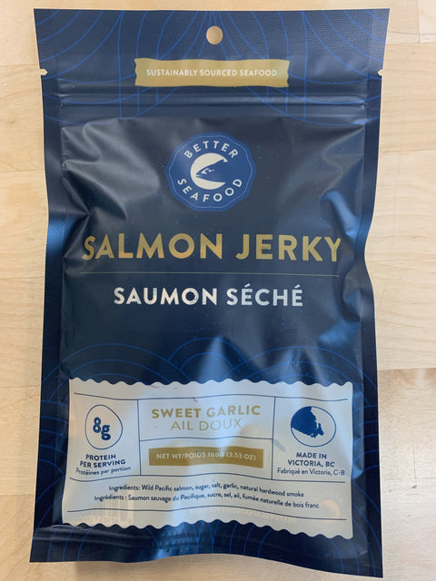 Smoked Wild Salmon Jerky Sweet Garlic