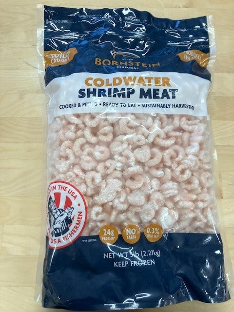 Coldwater Shrimp Meat | Cooked & Ready To Eat | 5 lbs
