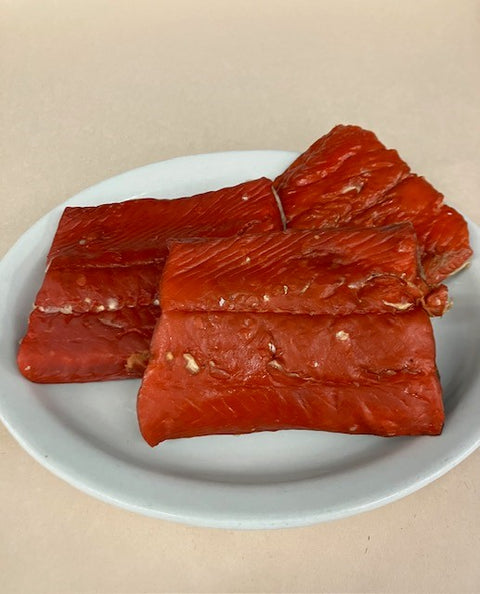 Hot Smoked Sockeye Salmon | Salmon Chunks | 500g